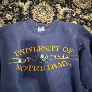 Champion Blue Notre Dame Sweatshirt